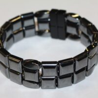 Magnetic Hematite 4 Way Bracelet - Black