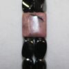 Magnetic Hematite Double Bracelet - Rhodonite Center Stone